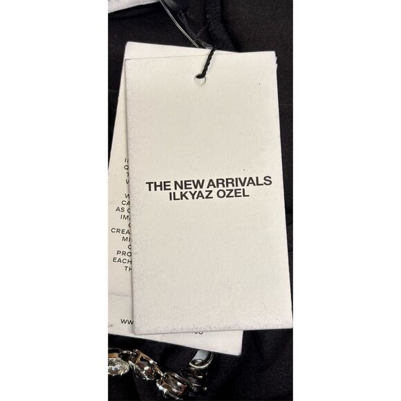 THE NEW ARRIVALS BY ILKYAZ OZEL Emmanuelle Jersey Dress in Black NWT Size Fr 34/ - Picture 9 of 10